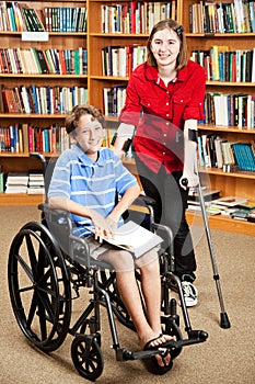 Disabled Kids at School