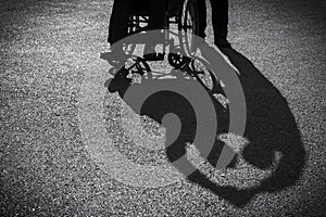 Disabled People Silhouette