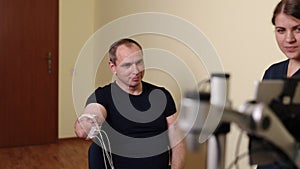 Disabled person, Technological physiotherapy, Rehabilitation machines