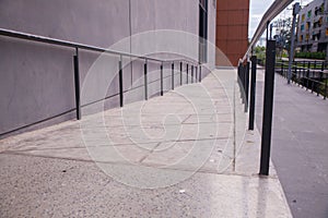 Disabled ramp access to building