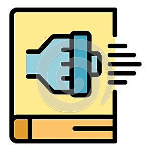 Disabled read icon vector flat