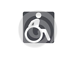 Disabled service sign