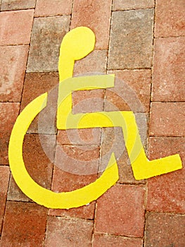 Disabled sign
