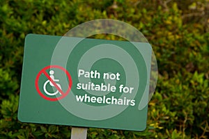 Disabled sign