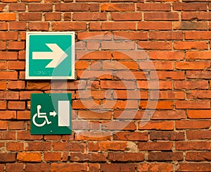 Disabled signs posted