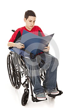 Disabled Student Reading