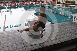 Disabled swimmer