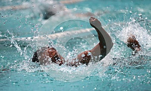 Disabled swimmer