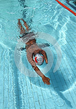 Disabled swimmer