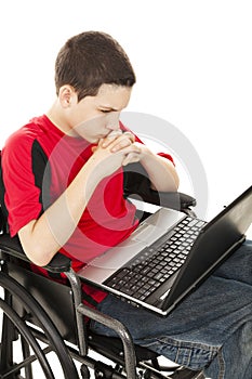 Disabled Teen Boy Online photo