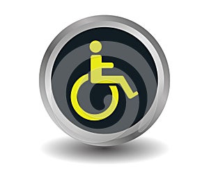 Disabled wheelchair icon