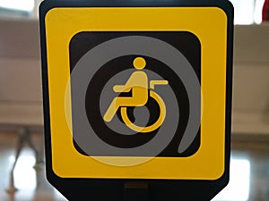 Disabled Wheelchair Sign