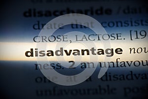 Disadvantage