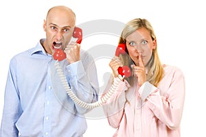 Disagreement on telephone