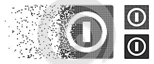 Disappearing Pixel Halftone Switch Icon