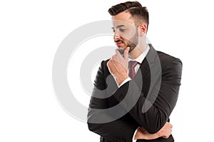 Disappointed business man