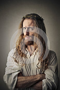 Disappointed Jesus photo