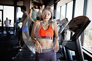 Disappointed tired woman trying to reach fitness goals by endurance and stamina training