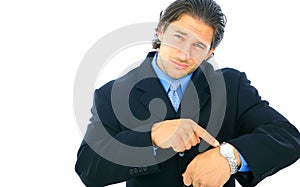 Disappointed Young Male Businessman