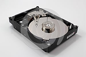 Disasembled harddrive