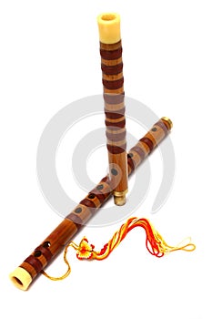 Disassembled Chinese Flute, Dizi photo