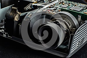Disassembled DLP projector
