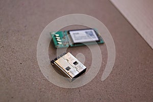 flash drive for storing information in disassembled form