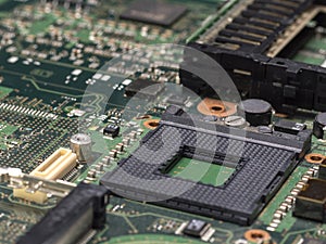 Disassembly and disposal of old computers.