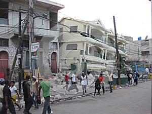 The disaster of haiti