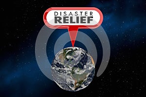 Disaster Relief Help Assistance Global Emergency 3d Illustration