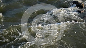 Disastrous floods at Leh Ladakh India closeup