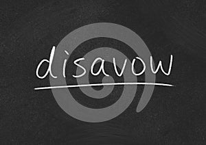 Disavow