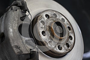 Disc brake detail