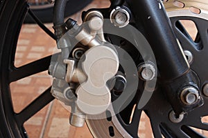 Disc brake of motorcycle