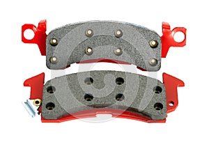 Disc brake pads isolated