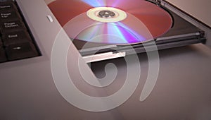 Disc drive with blank cd, dvd