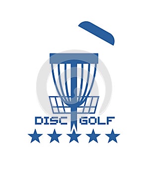 Disc golf sport symbol