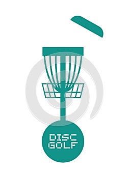 Disc golf sport symbol