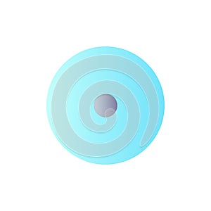 Disc storage flat gradient color ui icon