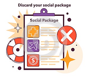 Discard your social package. Effective financial optimization for entrepreneur