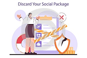 Discard your social package. Effective financial optimization for entrepreneur