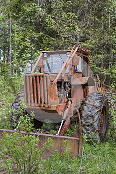 Discarded construction machine