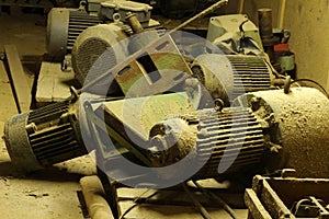 Discarded electric motors