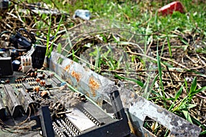 Discarded electronic