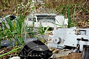 Discarded electronic