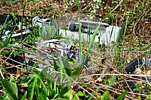 Discarded electronic