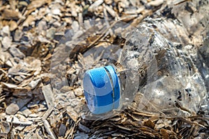 Discarded plastic pet bottle 1