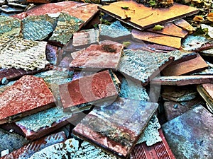 Discarded tiles