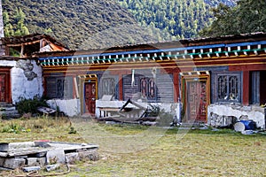 Discarded yard, Tibet, China