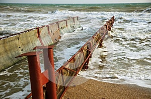 Discharge of dirty industrial wastewater into sea. Poisoning of recreation area by spread of disease, destruction of flora and